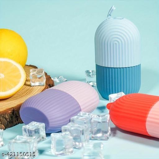 Ice Roller for Face Massager | Reusable Ice Holder Tool for Glowing & Clear Skin | Easy to Use and Carry | Cold Massage Therapy for Skin Pack Of 1 - Abnlas Women’s Daily-Use Beauty & Self-Care