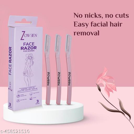 Facial razor pack of 3 - Abnlas Women’s Daily-Use Beauty & Self-Care